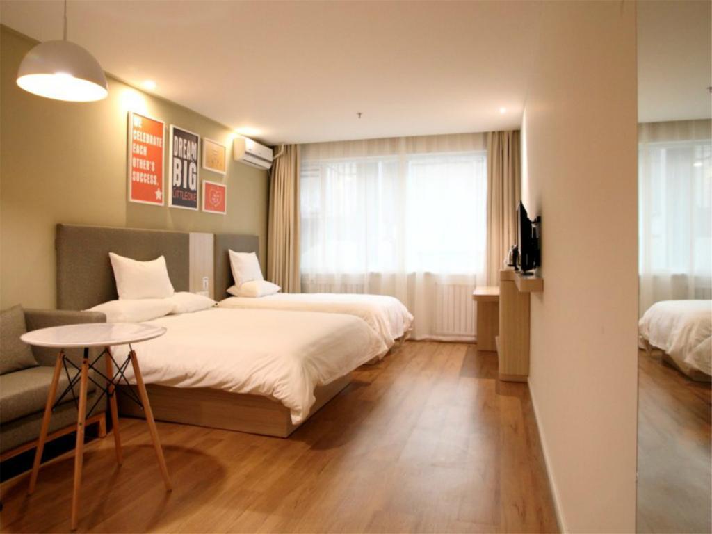 Hanting Hotel Tianjin Binjiang Road Exterior foto